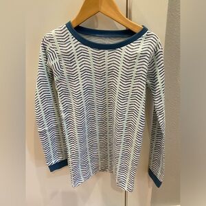 Burt’s Bees Pajama Set, size 6, in Watercolor Chevron